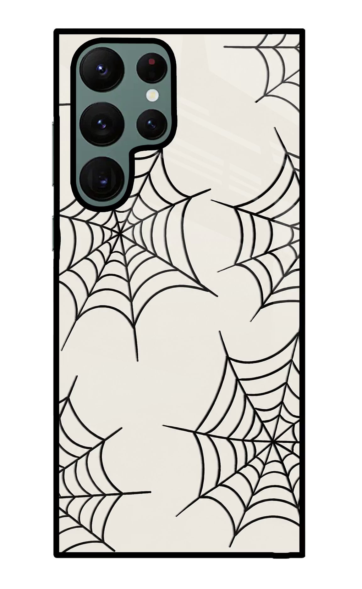 Spider Web Samsung S22 Ultra Glass Case