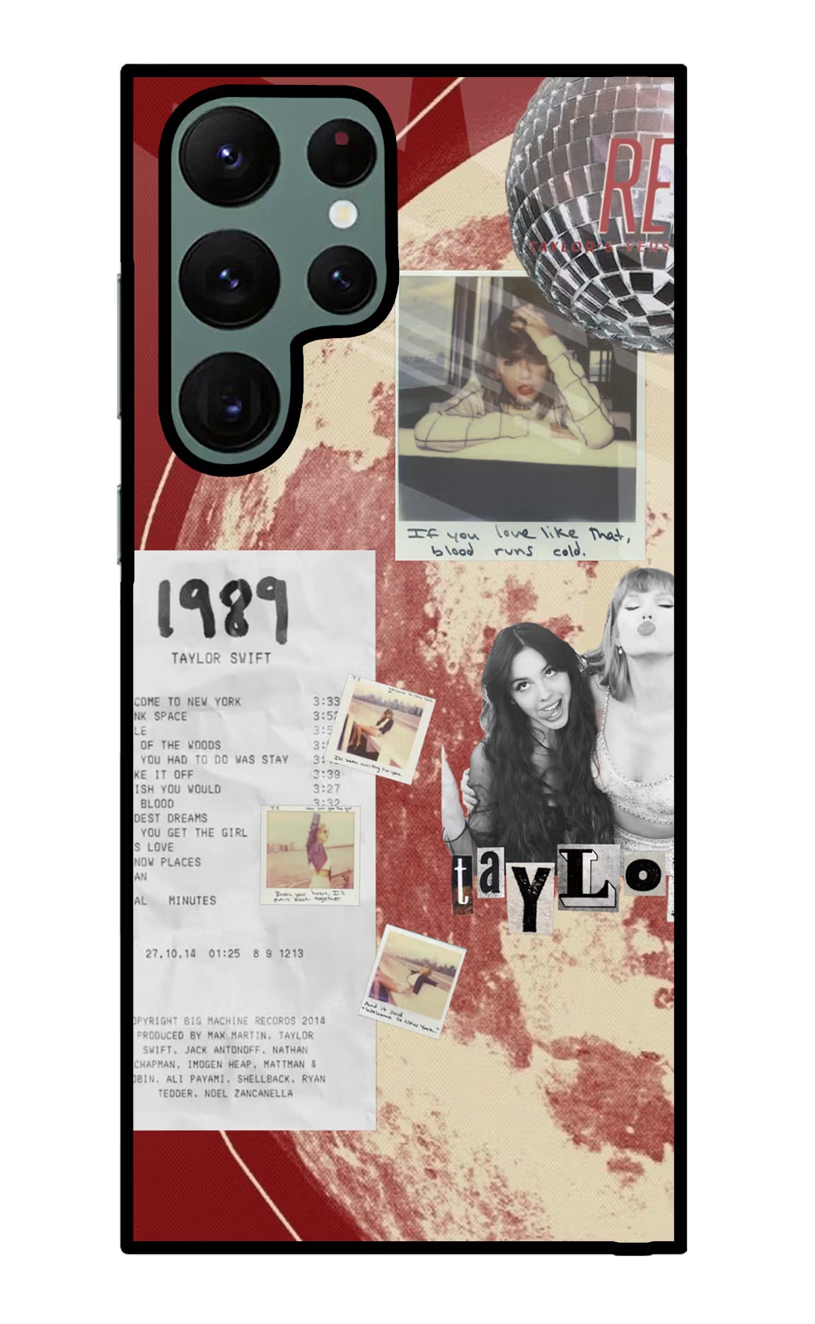 Taylor Swift Samsung S22 Ultra Glass Case