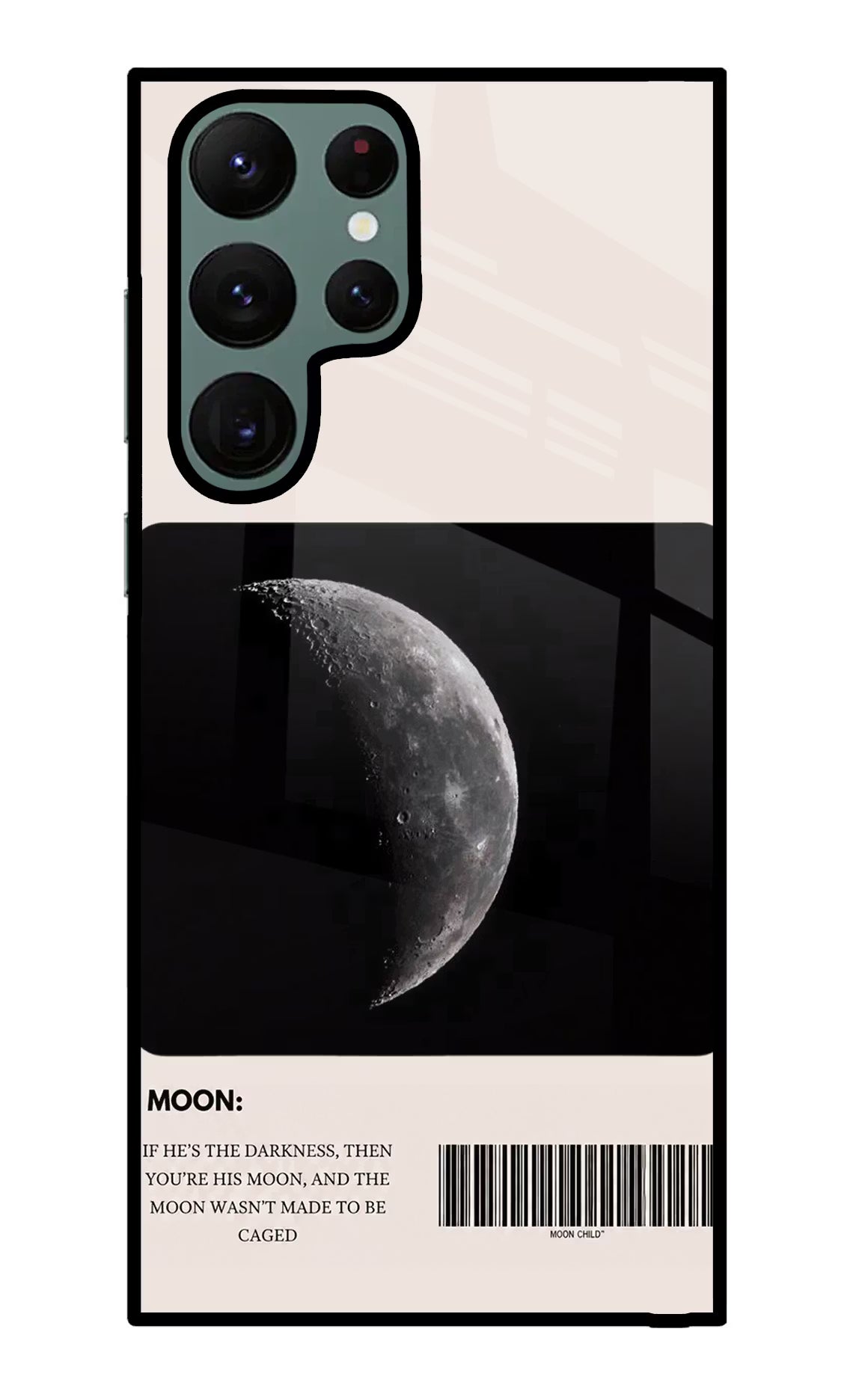 Moon Phase Samsung S22 Ultra Glass Case