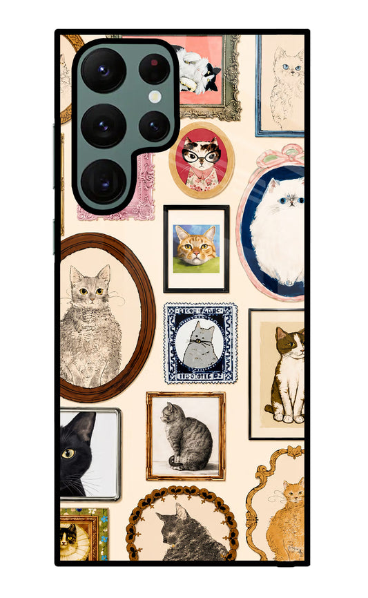 Mirror Cats Samsung S22 Ultra Glass Case