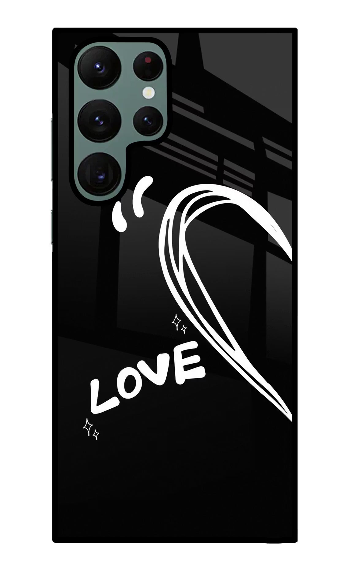 Love Line Samsung S22 Ultra Glass Case