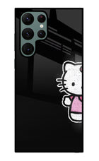 Kitty Charm Samsung S22 Ultra Glass Case