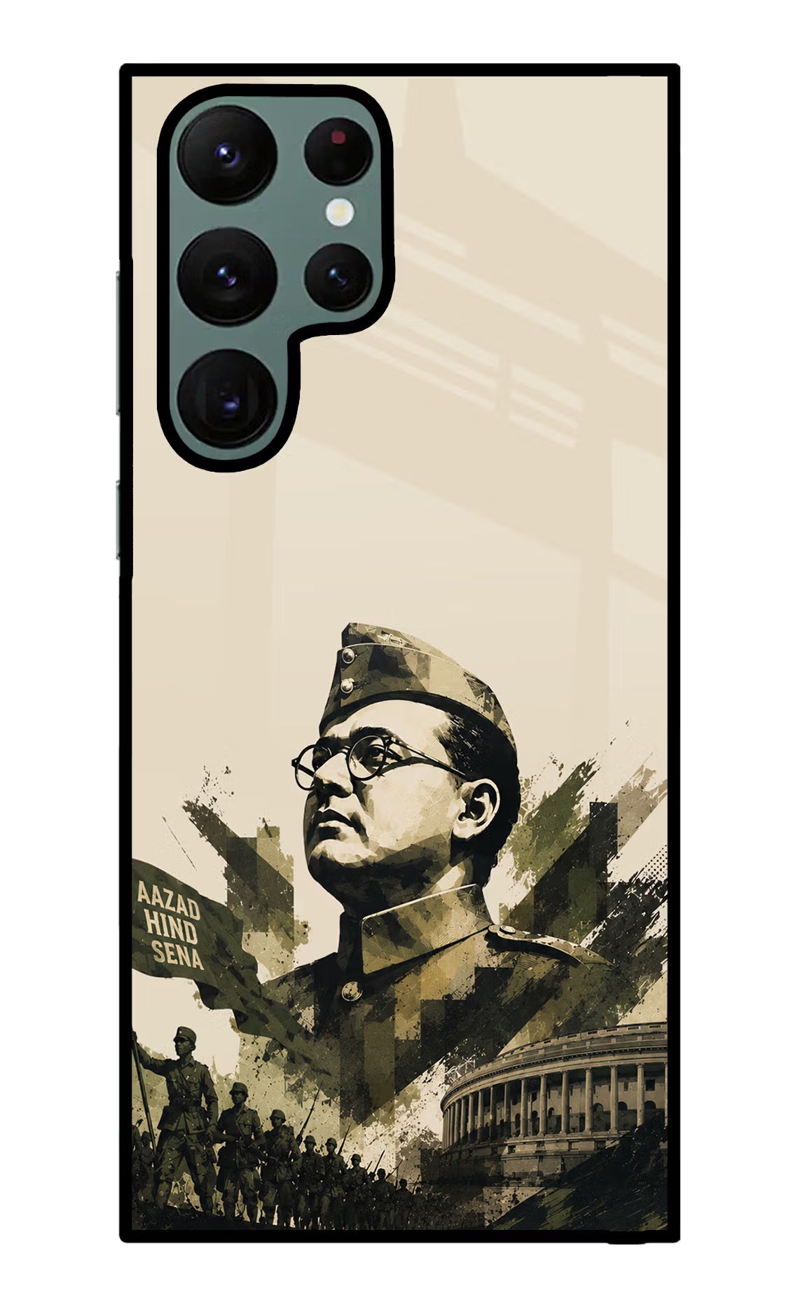 Netaji Rising Samsung S22 Ultra Glass Case