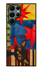 Pop Cat Samsung S22 Ultra Glass Case