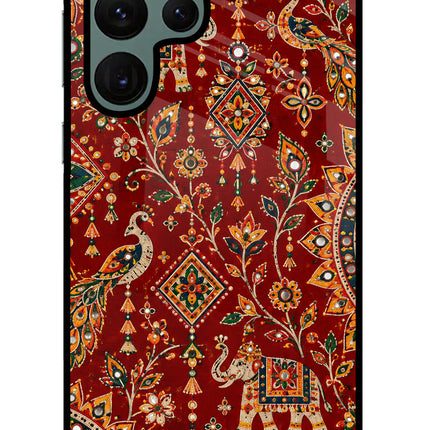 Laal Riwaaz Samsung S22 Ultra Glass Case