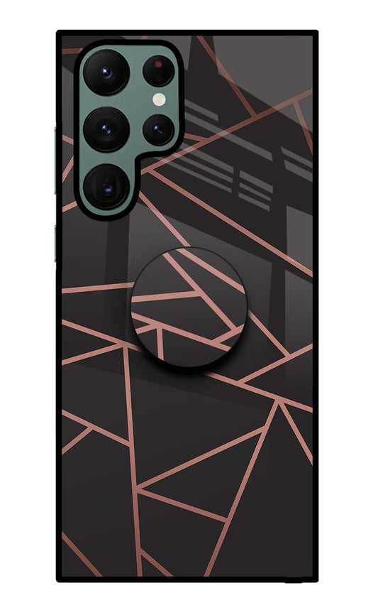Geometric Pattern Samsung S22 Ultra Glass Case