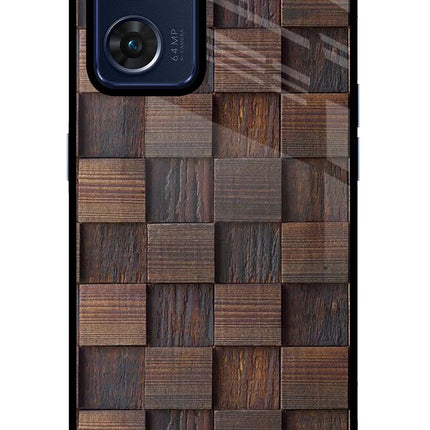Wooden Cube Design Oppo Reno7 5G Glass Case Back Cover by Casekaro