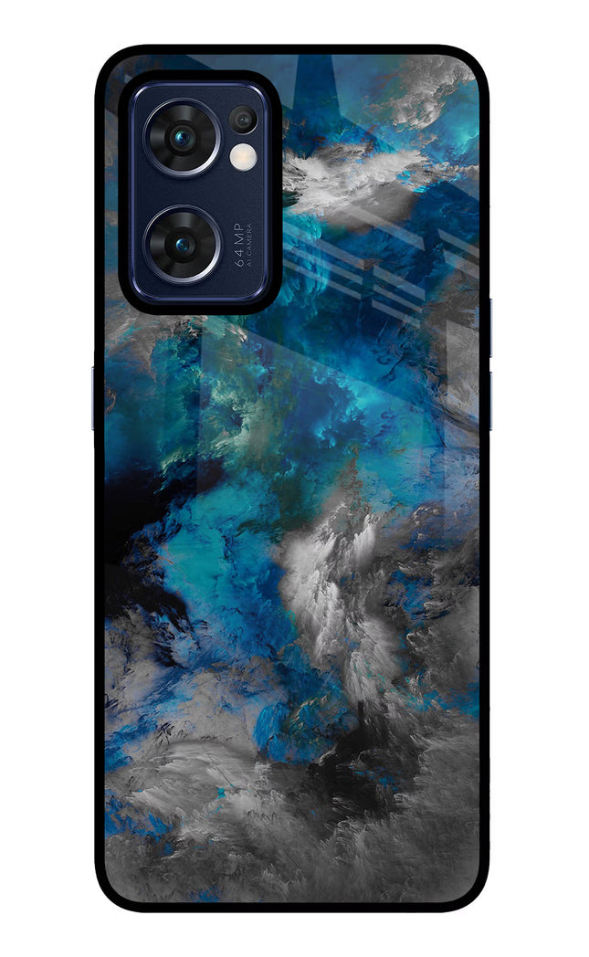 Artwork Oppo Reno7 5G Glass Case Back Cover by Casekaro