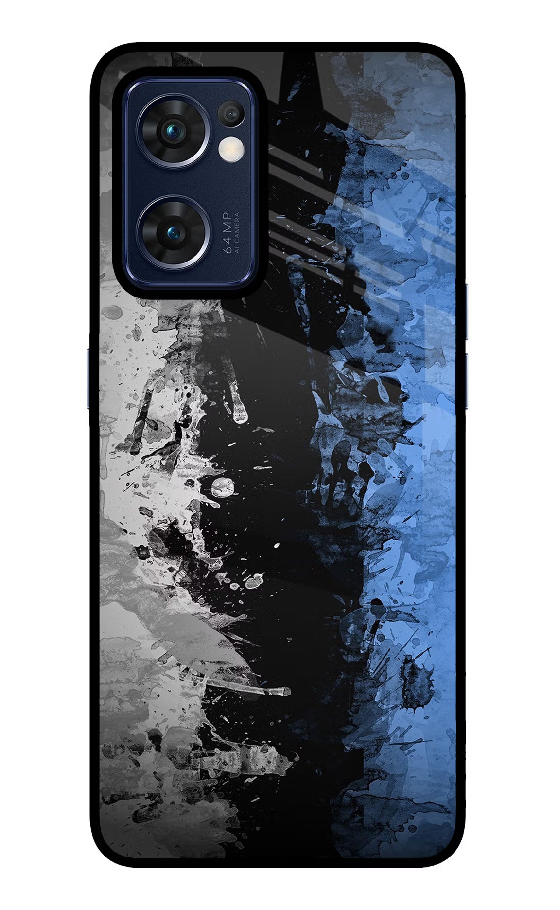 Artistic Design Oppo Reno7 5G Glass Case Back Cover by Casekaro