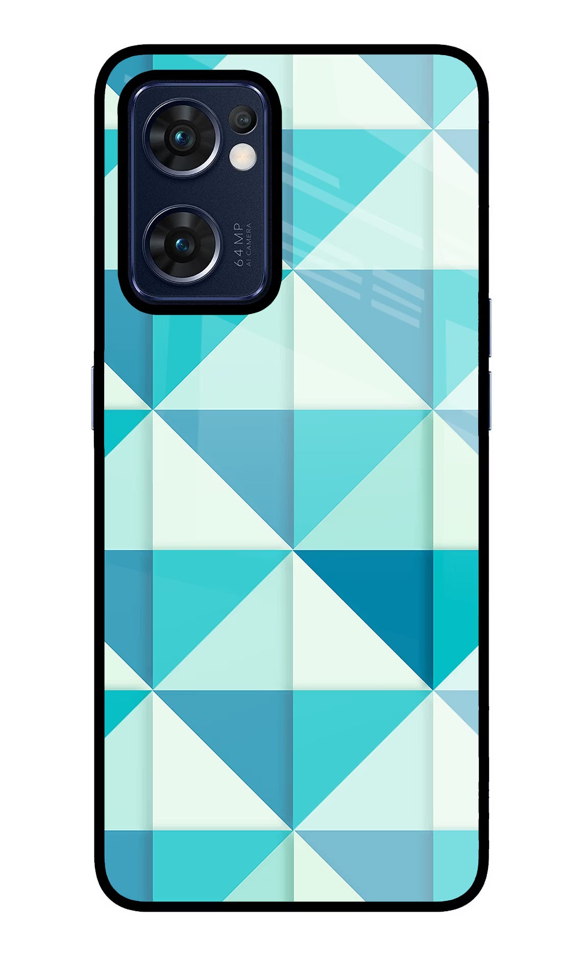 Abstract Oppo Reno7 5G Glass Case