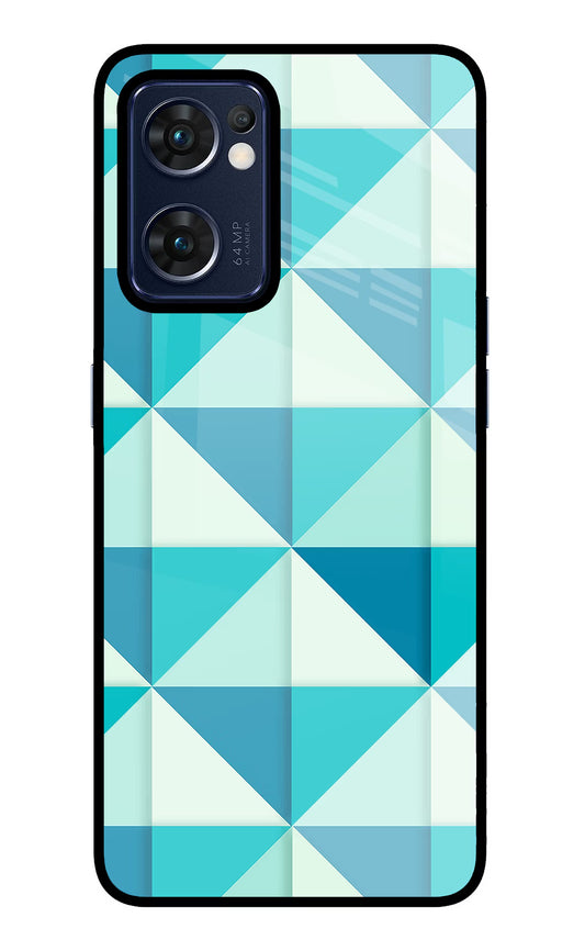 Abstract Oppo Reno7 5G Glass Case