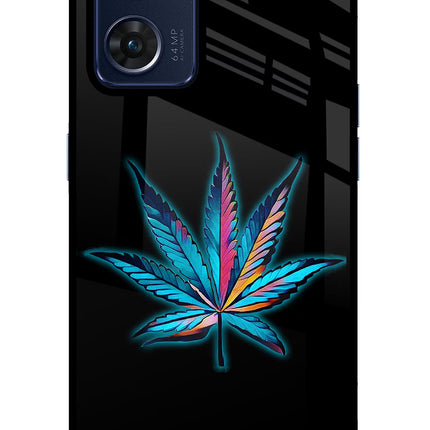 Weed Oppo Reno7 5G Glass Case Back Cover by Casekaro