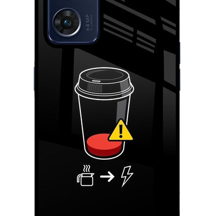 Coffee Oppo Reno7 5G Glass Case Back Cover by Casekaro