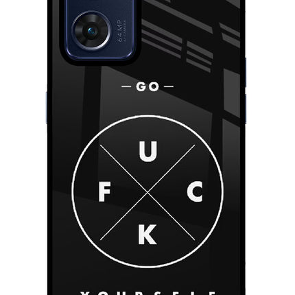 Go Fuck Yourself Oppo Reno7 5G Glass Case Back Cover by Casekaro