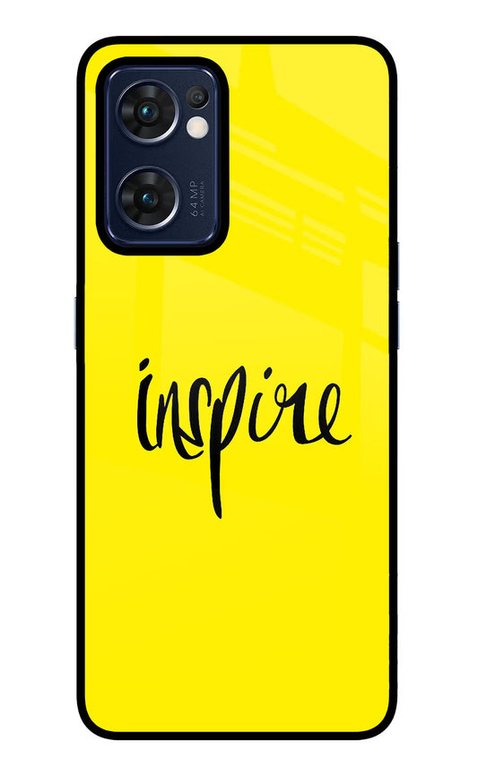 Inspire Oppo Reno7 5G Glass Case