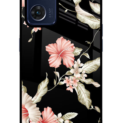 Flowers Oppo Reno7 5G Glass Case Back Cover by Casekaro