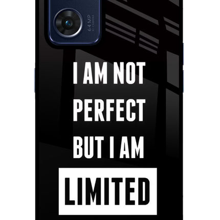 I Am Not Perfect But I Am Limited Edition Oppo Reno7 5G Glass Case