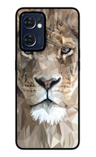 Lion Art Oppo Reno7 5G Glass Case