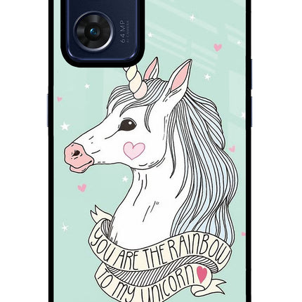 Unicorn Wallpaper Oppo Reno7 5G Glass Case