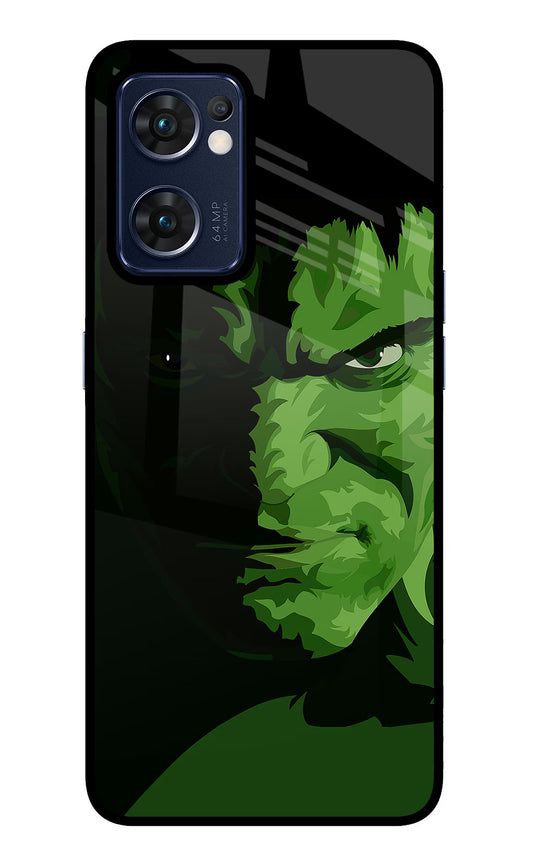 HULK Oppo Reno7 5G Glass Case