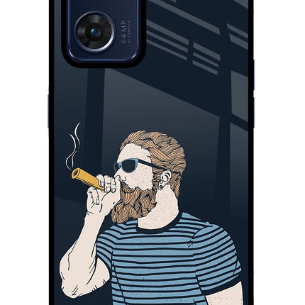 Smoking Oppo Reno7 5G Glass Case