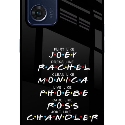 FRIENDS Character Oppo Reno7 5G Glass Case