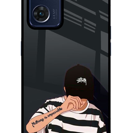 Aesthetic Boy Oppo Reno7 5G Glass Case