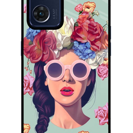Pretty Girl Oppo Reno7 5G Glass Case