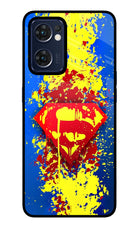 Superman logo Oppo Reno7 5G Glass Case