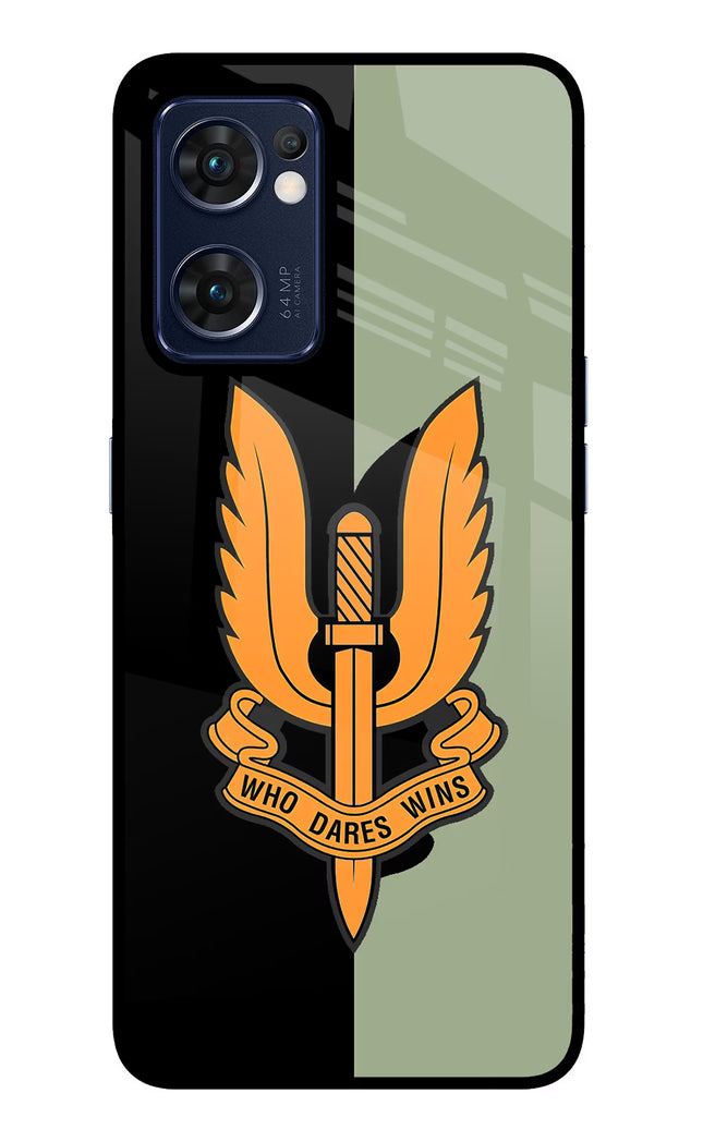 Balidan Logo Oppo Reno7 5G Glass Case