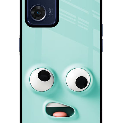 Funny Cartoon Oppo Reno7 5G Glass Case