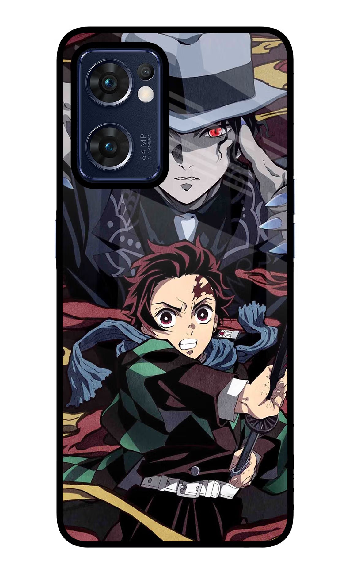 Demon Slayer Oppo Reno7 5G Glass Case
