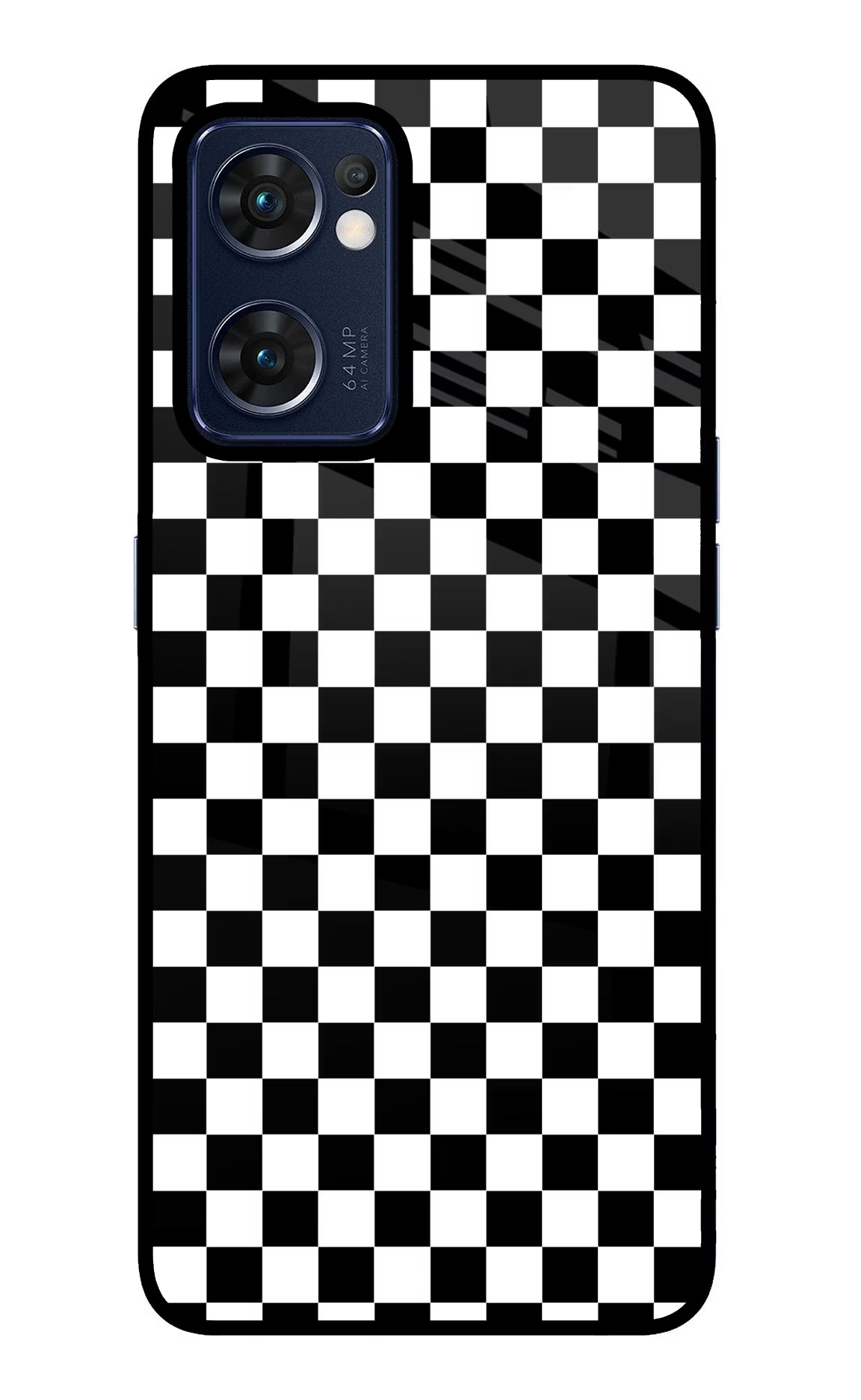 Chess Board Oppo Reno7 5G Glass Case