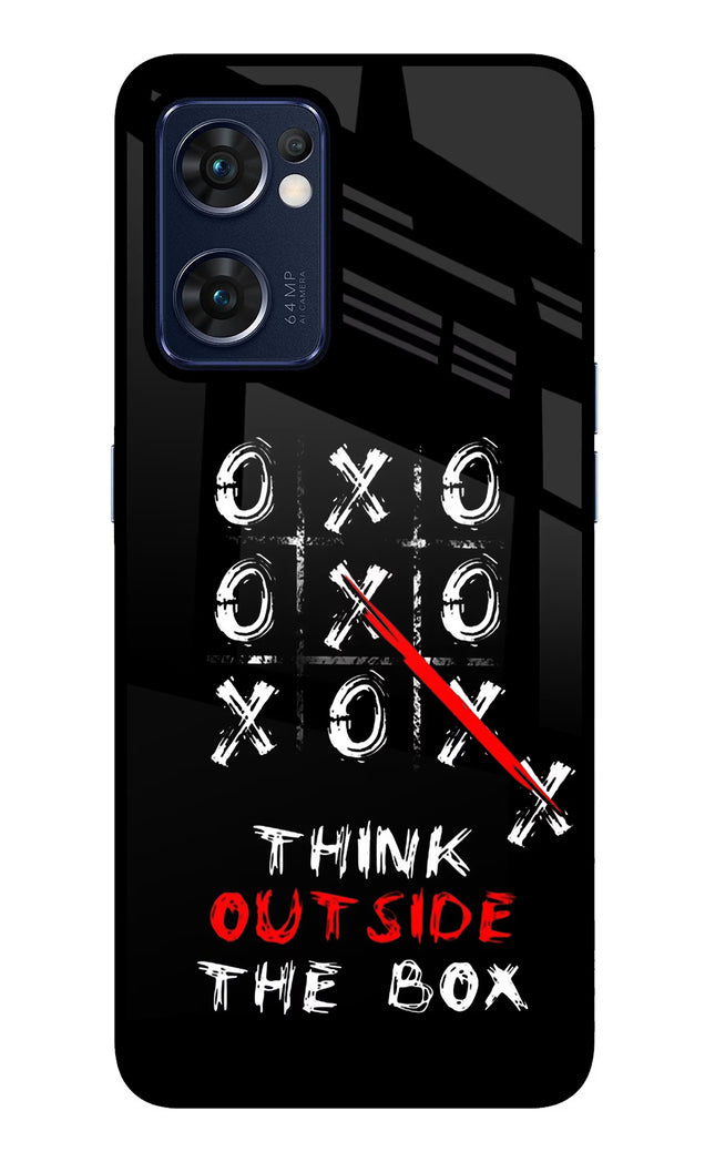 Think out of the BOX Oppo Reno7 5G Glass Case
