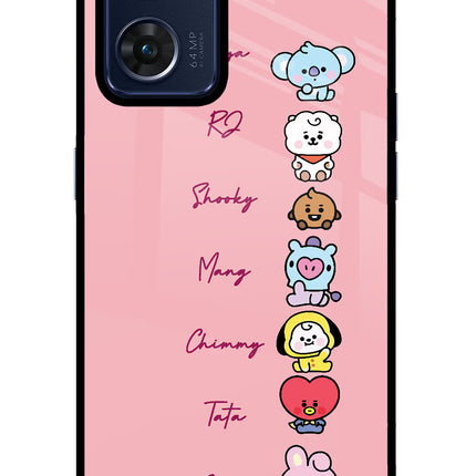 BTS names Oppo Reno7 5G Glass Case