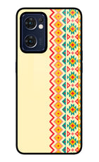 Ethnic Seamless Oppo Reno7 5G Glass Case