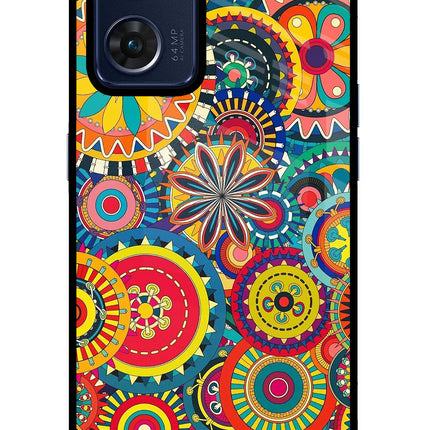 Gol Gol Art Oppo Reno7 5G Glass Case