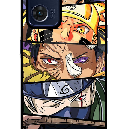 Naruto Character Oppo Reno7 5G Glass Case Back Cover by Casekaro