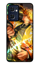 Demon Slayer Oppo Reno7 5G Glass Case