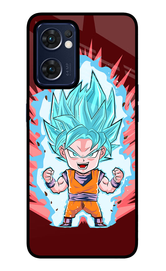 Goku Little Oppo Reno7 5G Glass Case