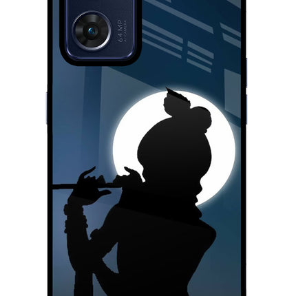 Shri Krishna Silhouette Oppo Reno7 5G Glass Case