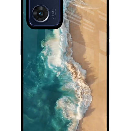 Ocean Beach Oppo Reno7 5G Glass Case