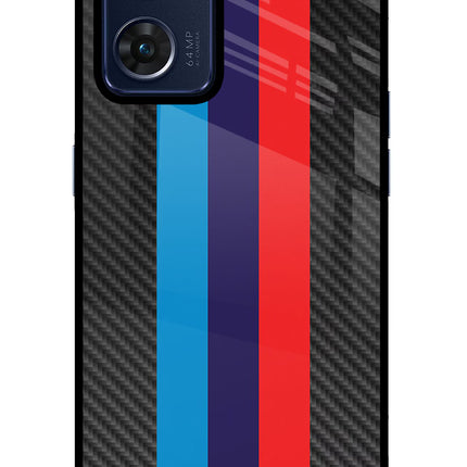 BMW Stripes Pattern Oppo Reno7 5G Glass Case