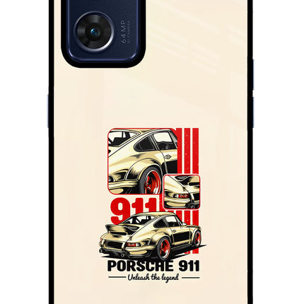 Classic Porsche 911 Oppo Reno7 5G Glass Case