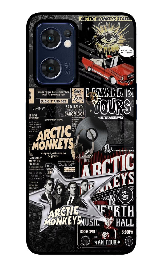 Arctic Monkeys Oppo Reno7 5G Glass Case