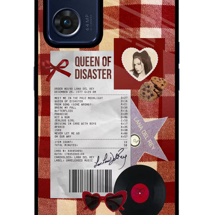 Queen of Disaster Oppo Reno7 5G Glass Case