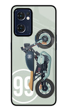 Classic Cafe Racer 99 Oppo Reno7 5G Glass Case