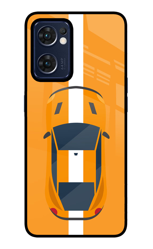 Highway Pursuit Oppo Reno7 5G Glass Case