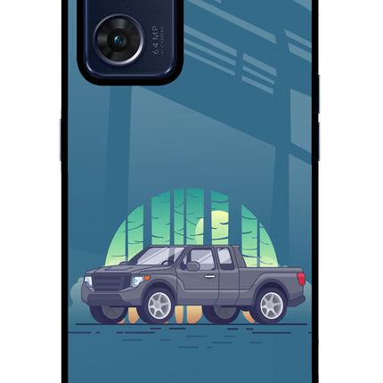 Retro Garage Vibe Oppo Reno7 5G Glass Case