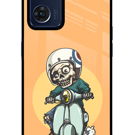 Undead Biker Oppo Reno7 5G Glass Case